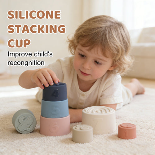 Flashtoy’s Silicone Stacking Cups – The Montessori Toy That Grows With Your Baby