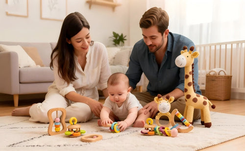 Why Wooden Rattles (Like Our Flashtoy Picks) Are Montessori Magic for Baby’s Development