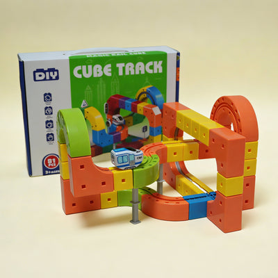 Block Train Track Set