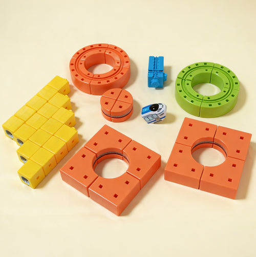 Block Train Track Set