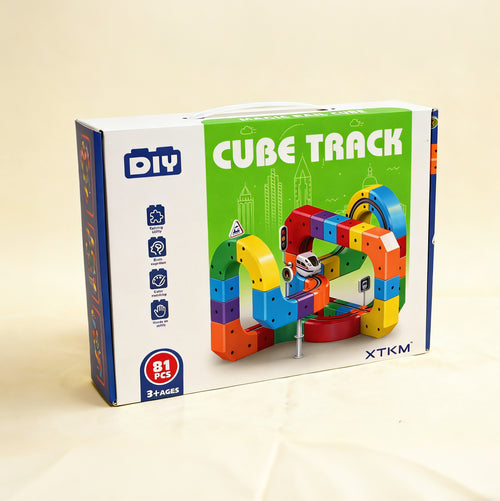 Block Train Track Set
