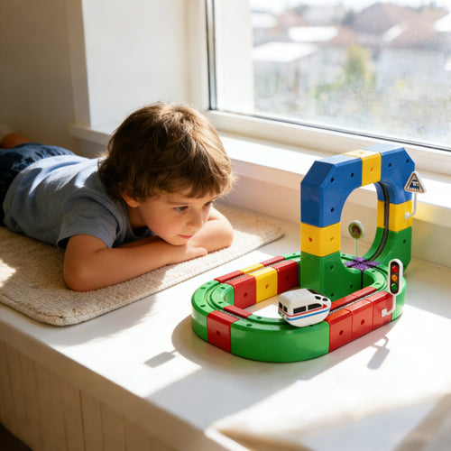 Cube Track Train Toy