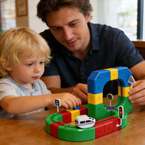 Cube Track Train Toy