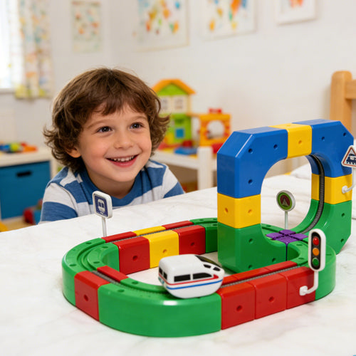 Cube Track Train Toy