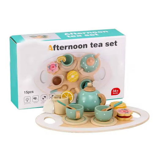 Wooden Tea Set