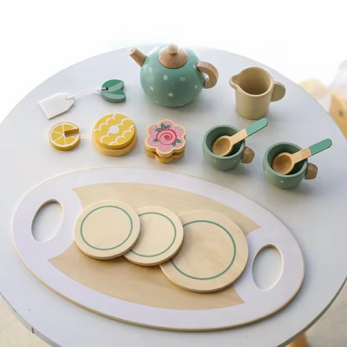 Wooden Tea Set
