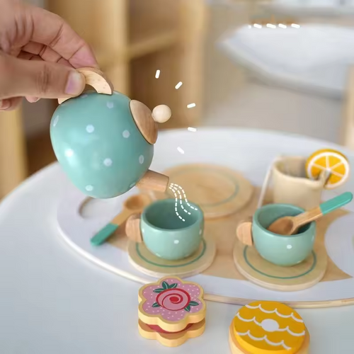 Wooden Tea Set