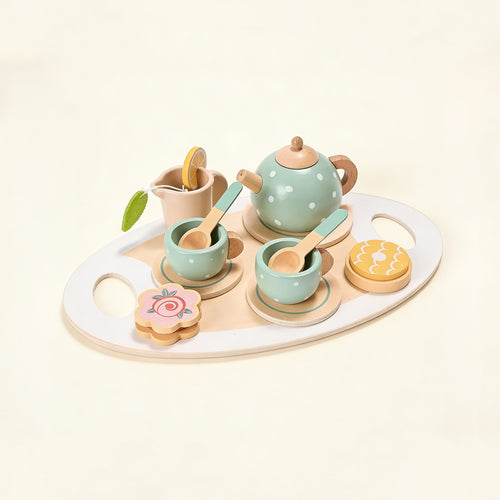 Wooden Tea Set