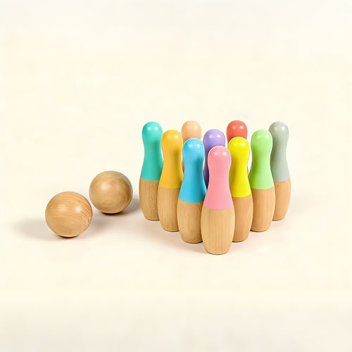 Wooden Bowling Toys