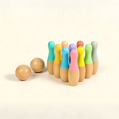 Wooden Bowling Toys