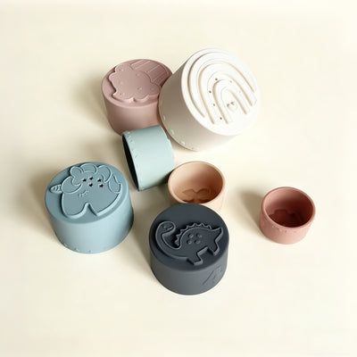 Silicone Stacking Cups