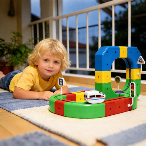 Cube Track Train Toy