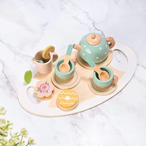 Wooden Tea Set