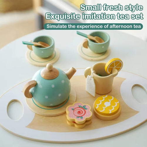 Wooden Tea Set