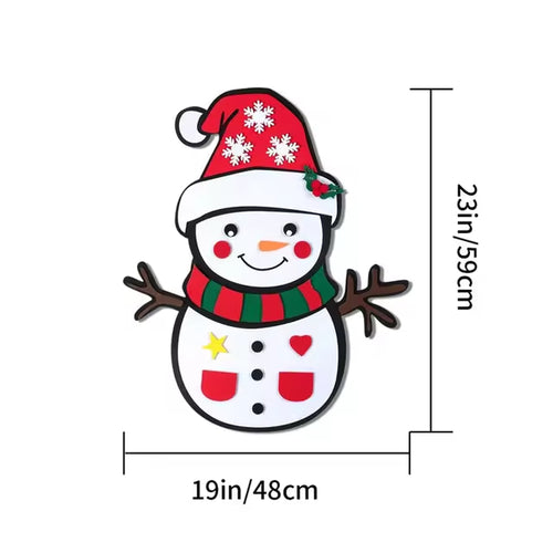 Felt Snowman Decoration