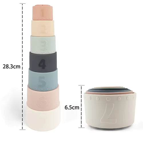 Silicone Stacking Cups