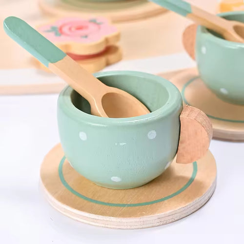 Wooden Tea Set
