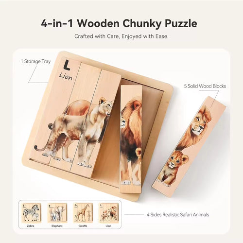 3D Animal Puzzles