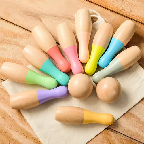 Wooden Bowling Toys