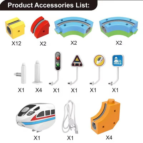 Cube Track Train Toy