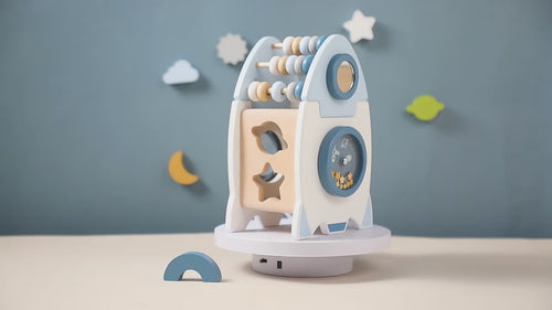 Wooden Rocket Toy